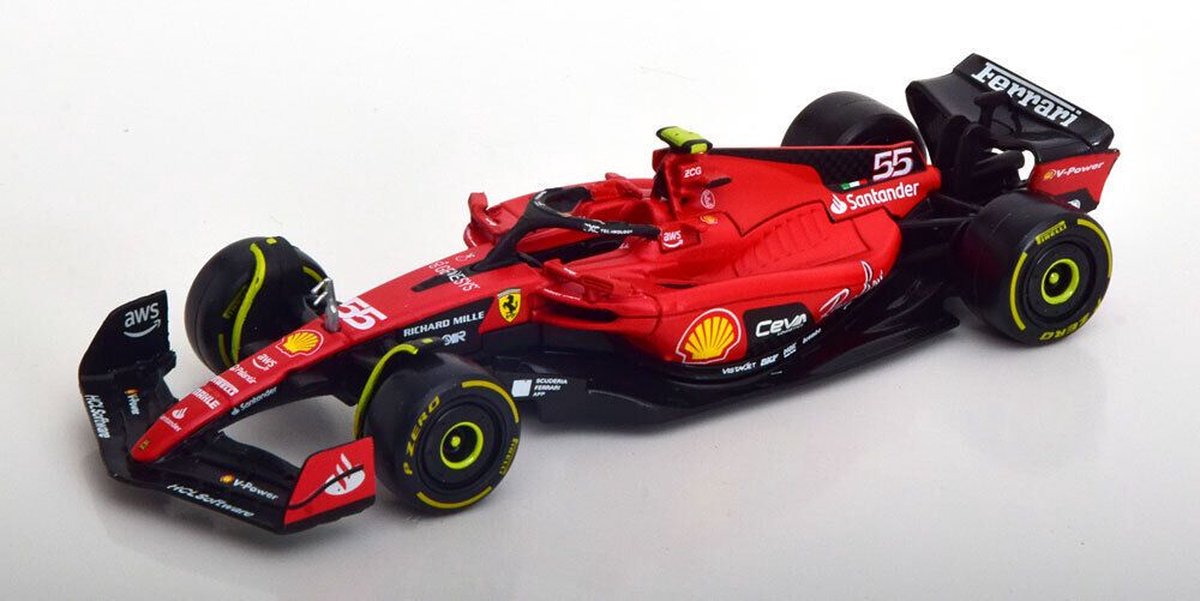 Bburago Ferrari sf23 #55 carlos sainz season 2023