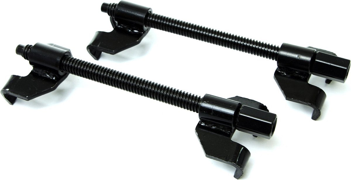 Merkloos Sans Marque Veerspanner set - spiraalveer klem - 260mm - set van 2