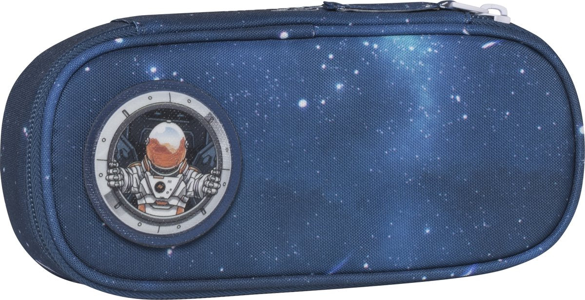 Beckmann etui - ovaal - leeg - space mission blue - be-114135a