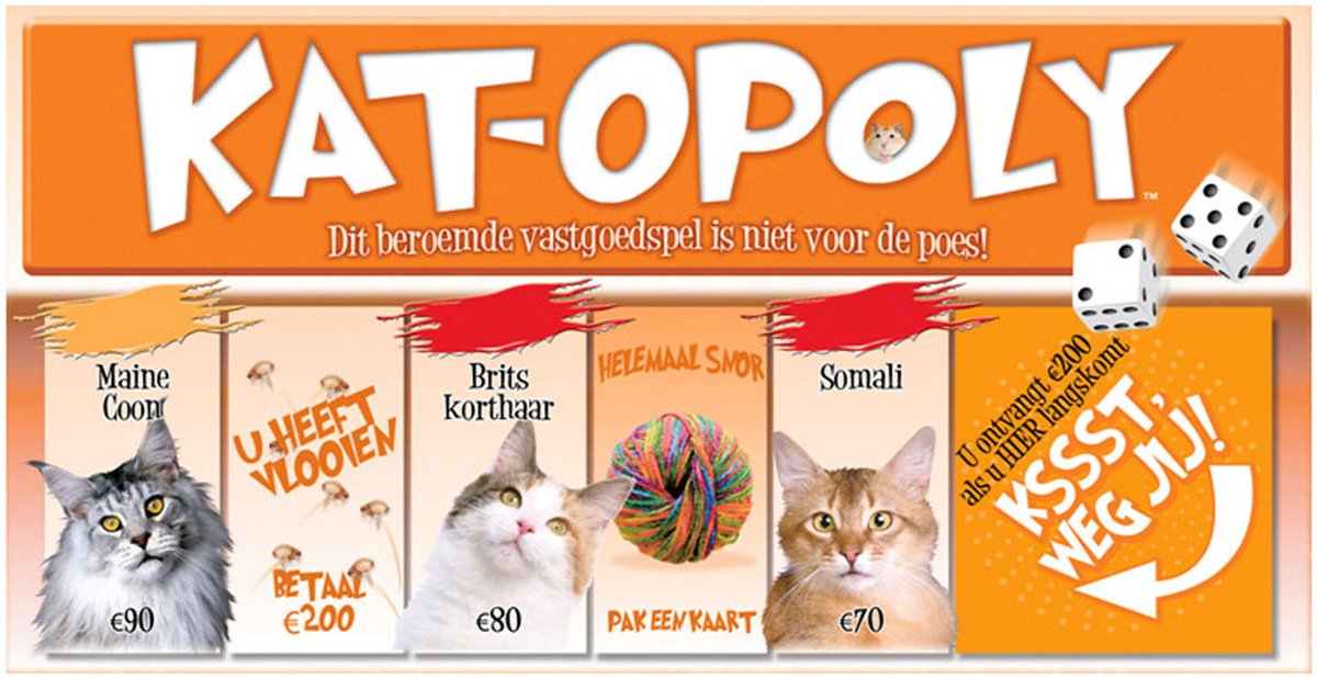 Opoly Kat - gezelschapsspel