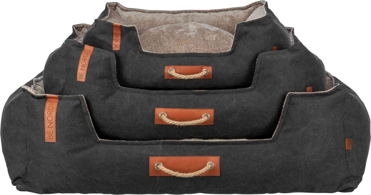 Trixie be nordic - hondenmand fohr - zwart zand - 80x60 cm