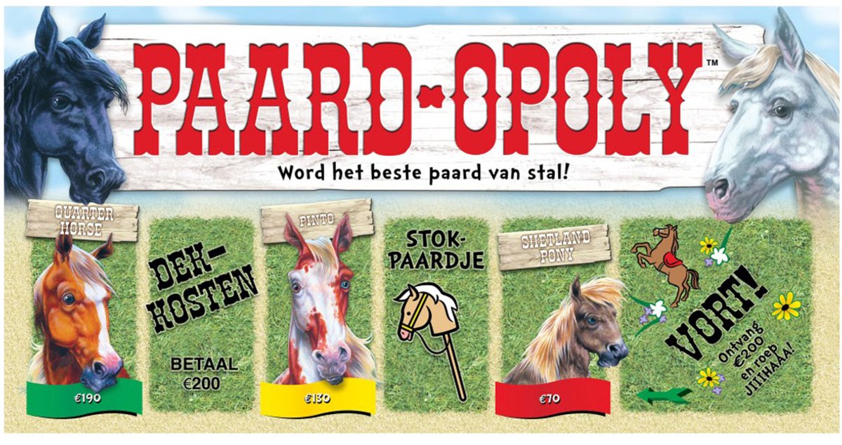Opoly Paard - gezelschapsspel