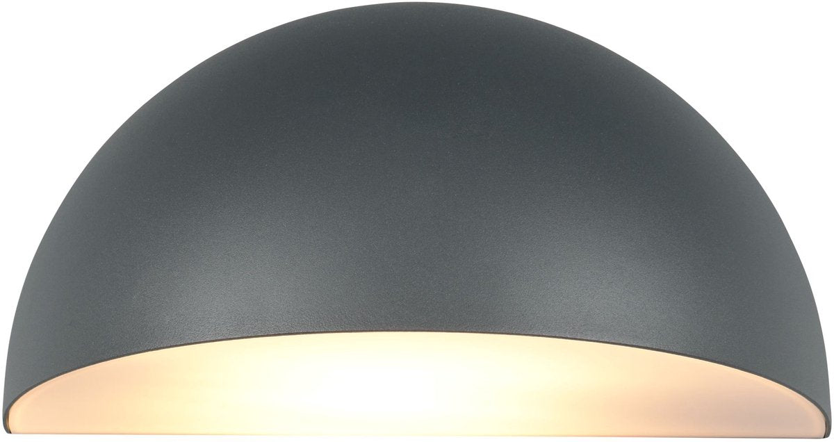 TRIO maas - wandlamp - antraciet - excl. 1x e27 4,9 w - wandmontage - buitenverlichting - ip44