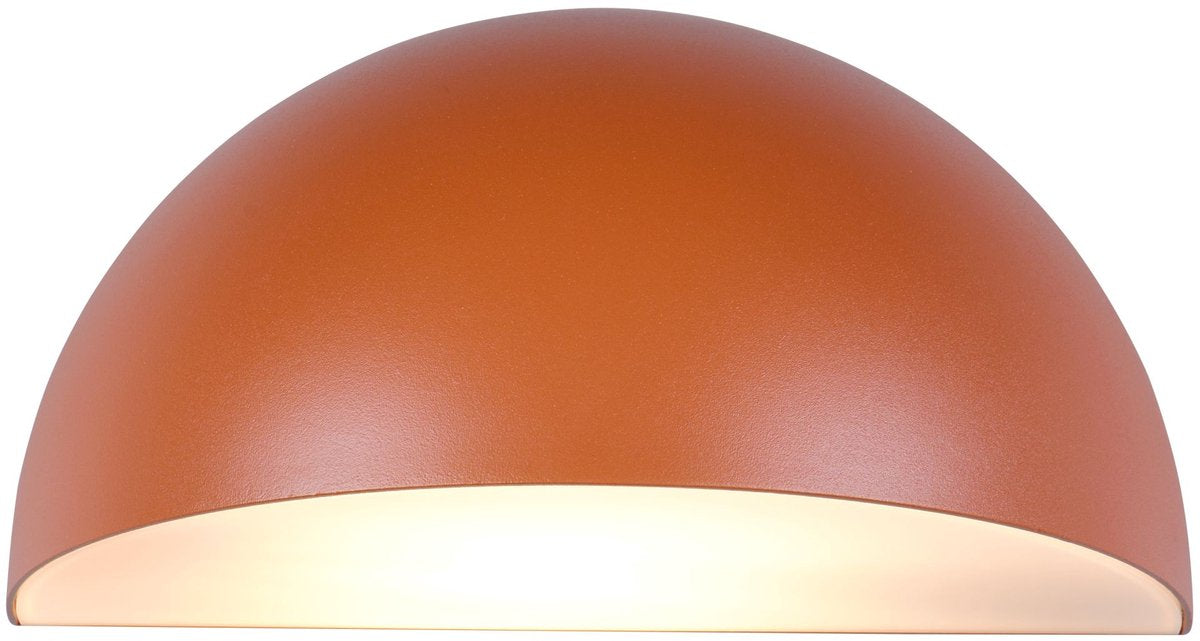 TRIO maas - wandlamp - abrikoos - excl. 1x e27 4,9 w - wandmontage - buitenverlichting - ip44