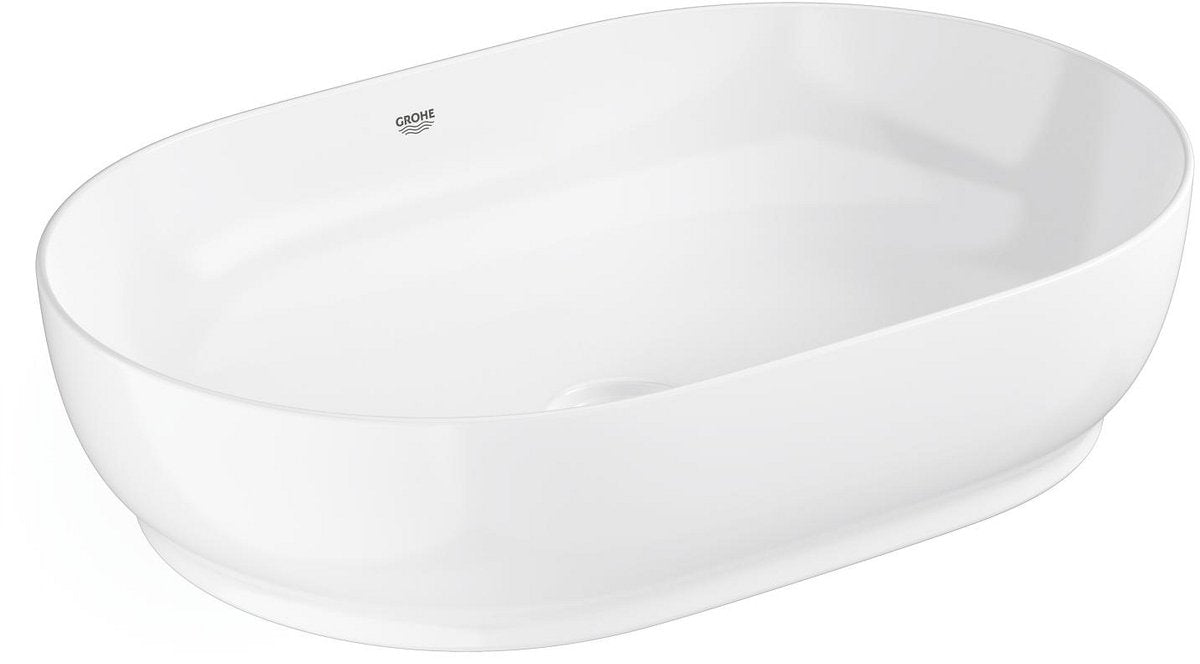 GROHE essence ovale waskom – 60 cm – zonder overloop – glanzend keramiek – aquaceramic hyperclean – wit