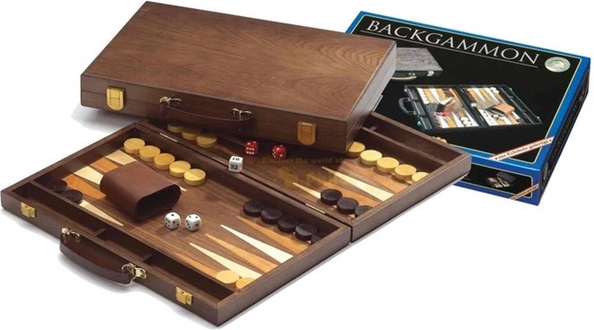 Philos Backgammon koffer - syros medium