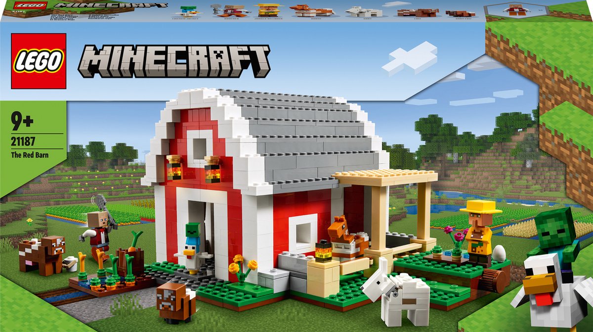 LEGO minecraft - de rode schuur - 21187