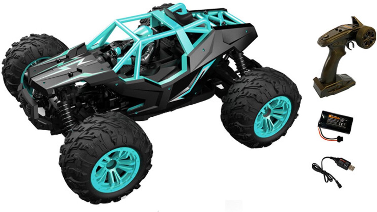 DF-Models Df-fun-racer 1:14 4wd ready to run (rtr), türkis