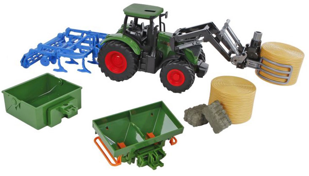 Kids GLOBE tractor met accesoires, 30cm