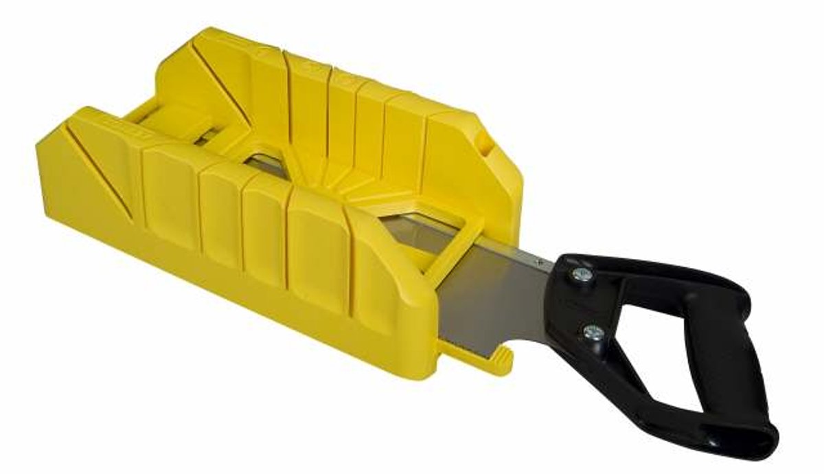 STANLEY verstekbak kunststof met kapzaag l350mm b143mm h95mm - 1-19-800