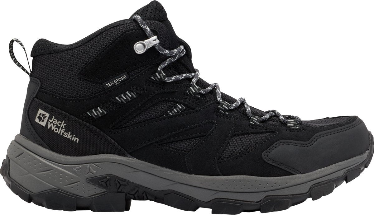 Jack Wolfskin vojo tour texapore mid m heren wandelschoenen-phantom