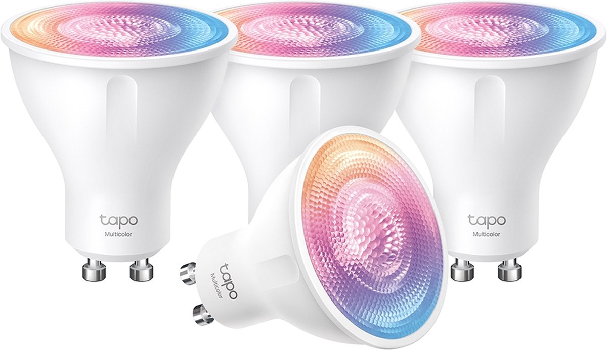 TP-Link Tapo l630 spot gu10- wit kleur-wifi- 4pack