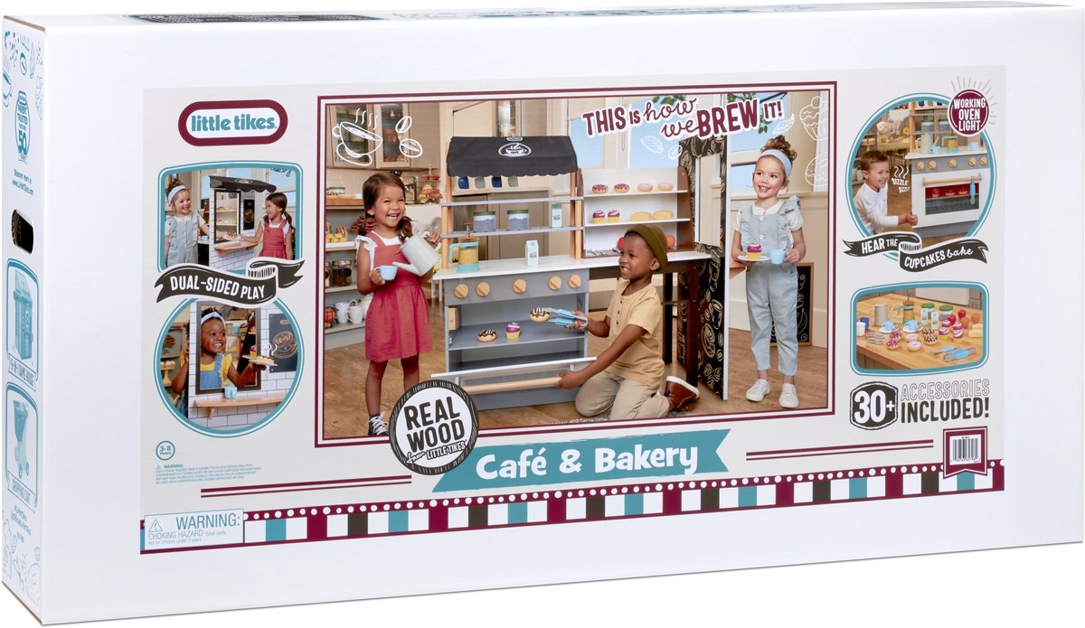 Little Tikes wood cafe en bakkerij - speelkeuken