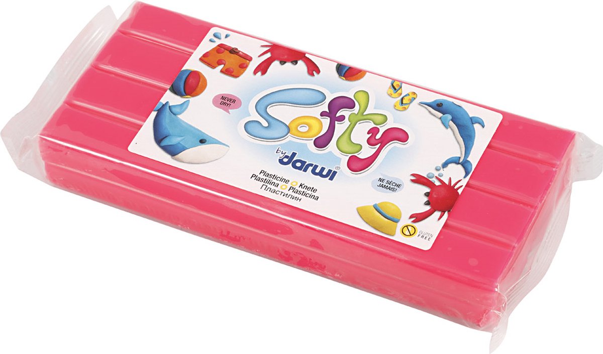 Creativ Company softy boetseerklei plasticine 500 gr roze