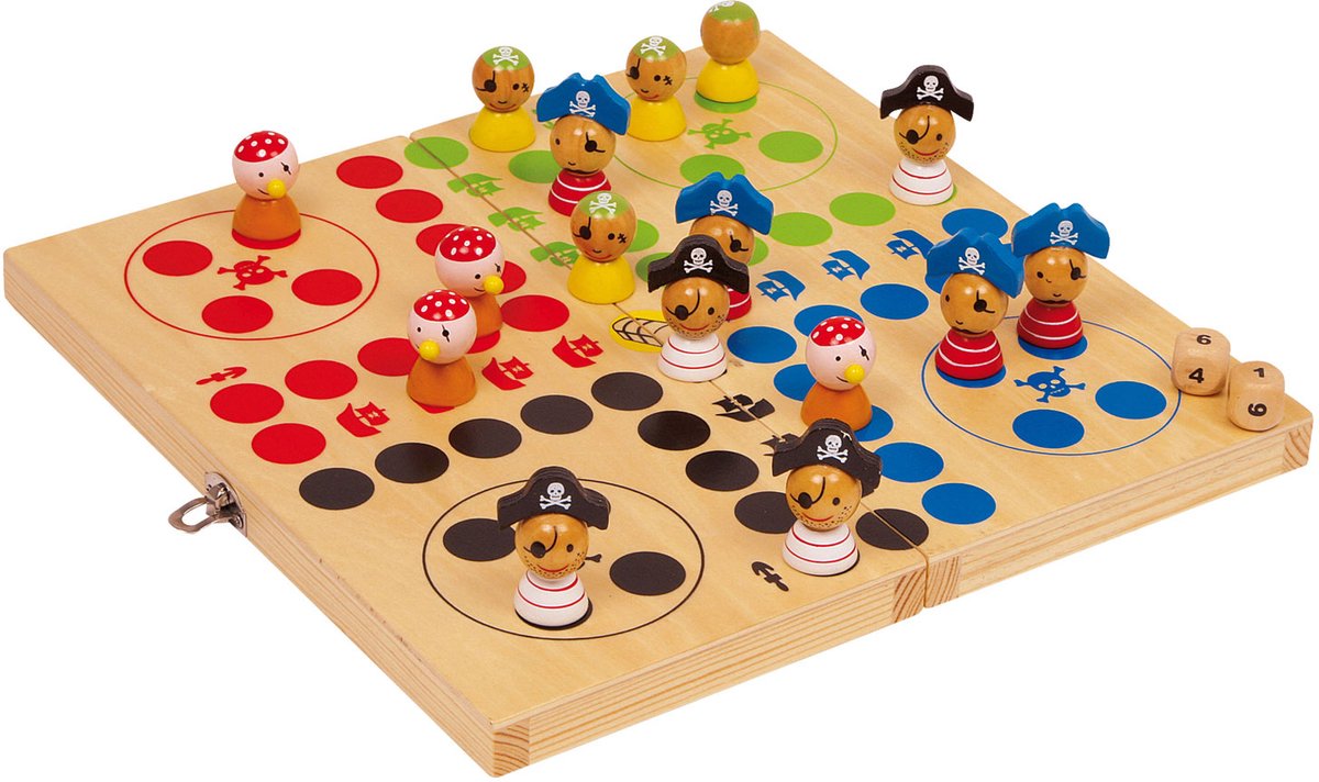 Small Foot - houten ludo pirateneiland
