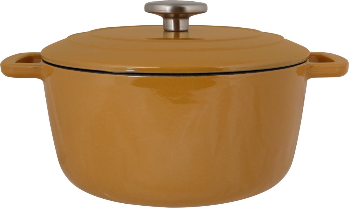 Cosy Trendy fontestic - kookpan - amber gold - ø 24cm x 11.6cm
