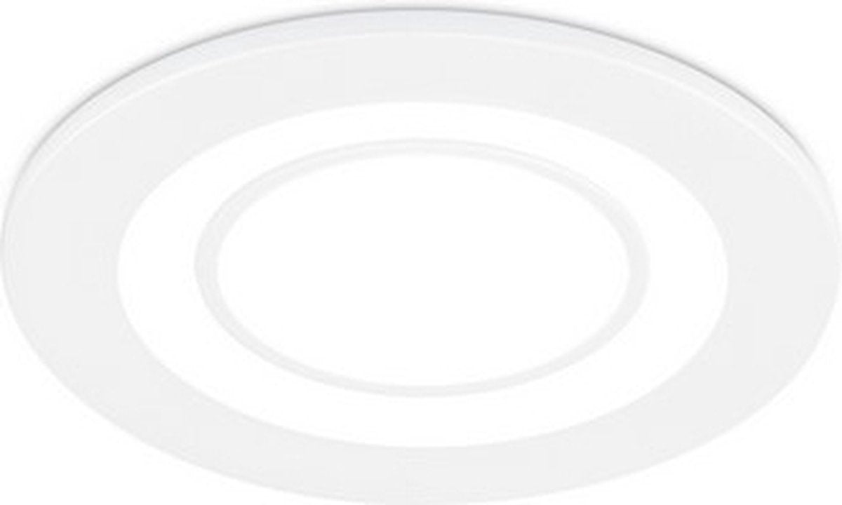 TRIO core - inbouwspot - wit mat - incl. 1x smd 5 w - licht apart schakelbaar - plafondbevestiging - lichtbron niet vervangbaar - niet dimbaar