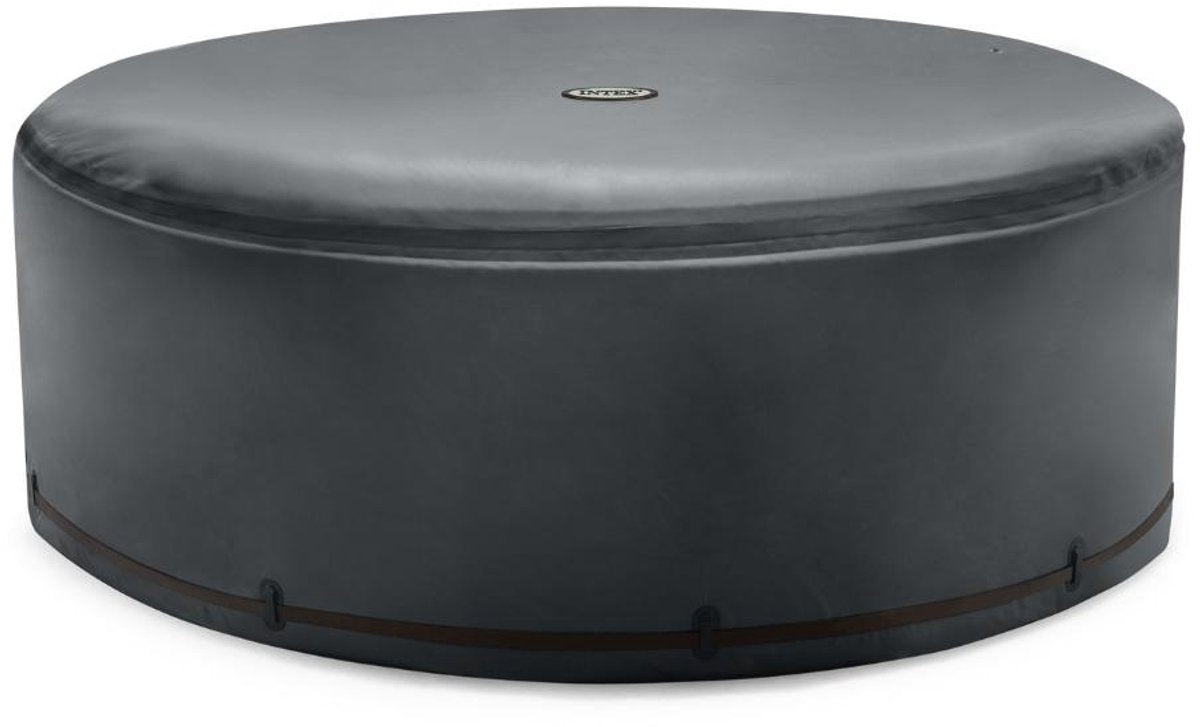 Intex thermische cover voor purespa 6-persoons spa - rond - donkergrijs - ø218 x h72 cm