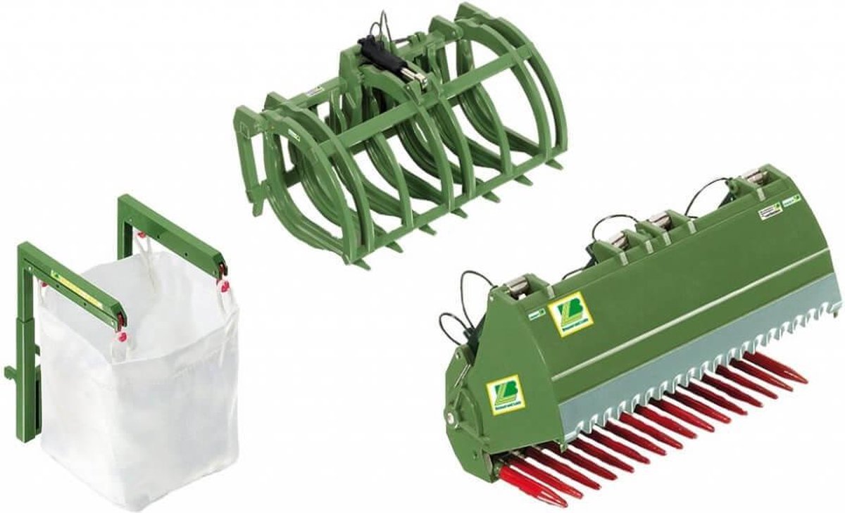 John Deere Frontloader tooling set b green