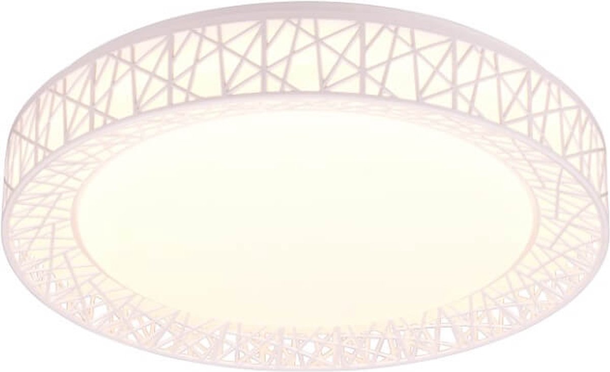 RL LIVE YOUR LIGHT Reality cluster - plafondlamp - wit - incl. 1x smd 40w - geintegreerde dimmer - nachtlamp - memory functie