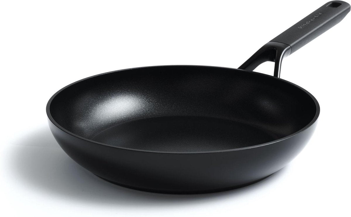KitchenAid classic forged aluminium koekenpan ø20cm - zwart - inductie - anti-aanbak