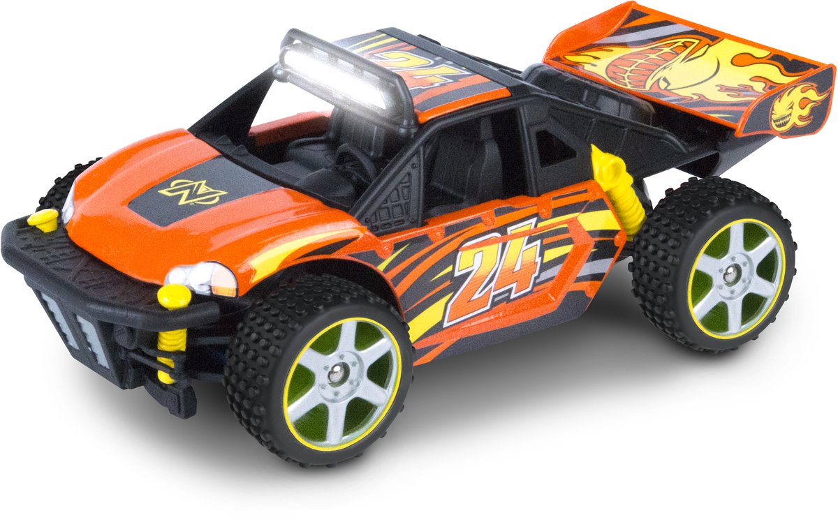 NIKKO Rc auto rc race buggies hyper blaze - bestuurbare auto - 8 km h - oranje - kinderen vanaf 6 jaar