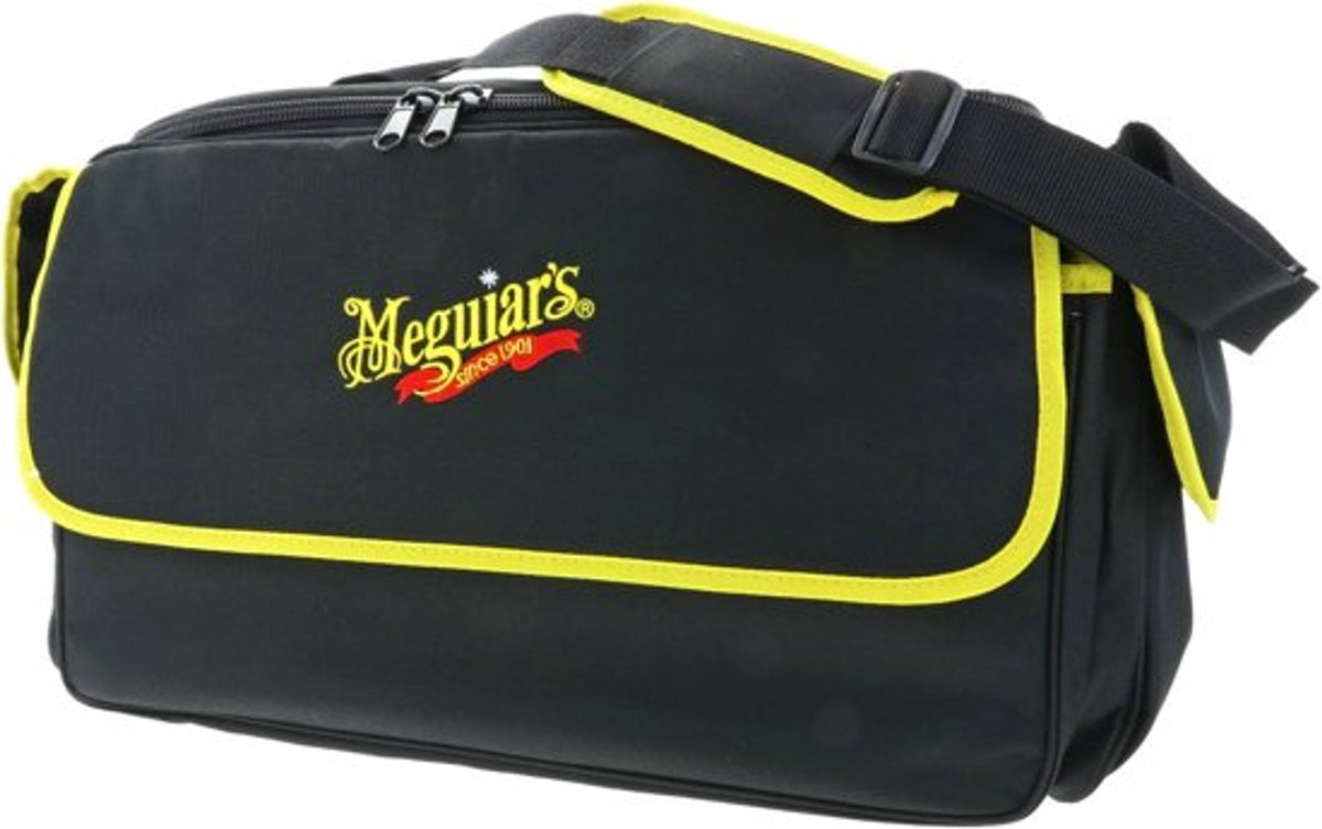 Meguiar's Meguiar’s large kit bag – extra grote detailing tas – met klittenband tegen schuiven – 60x35x30cm opbergtas auto verzorging