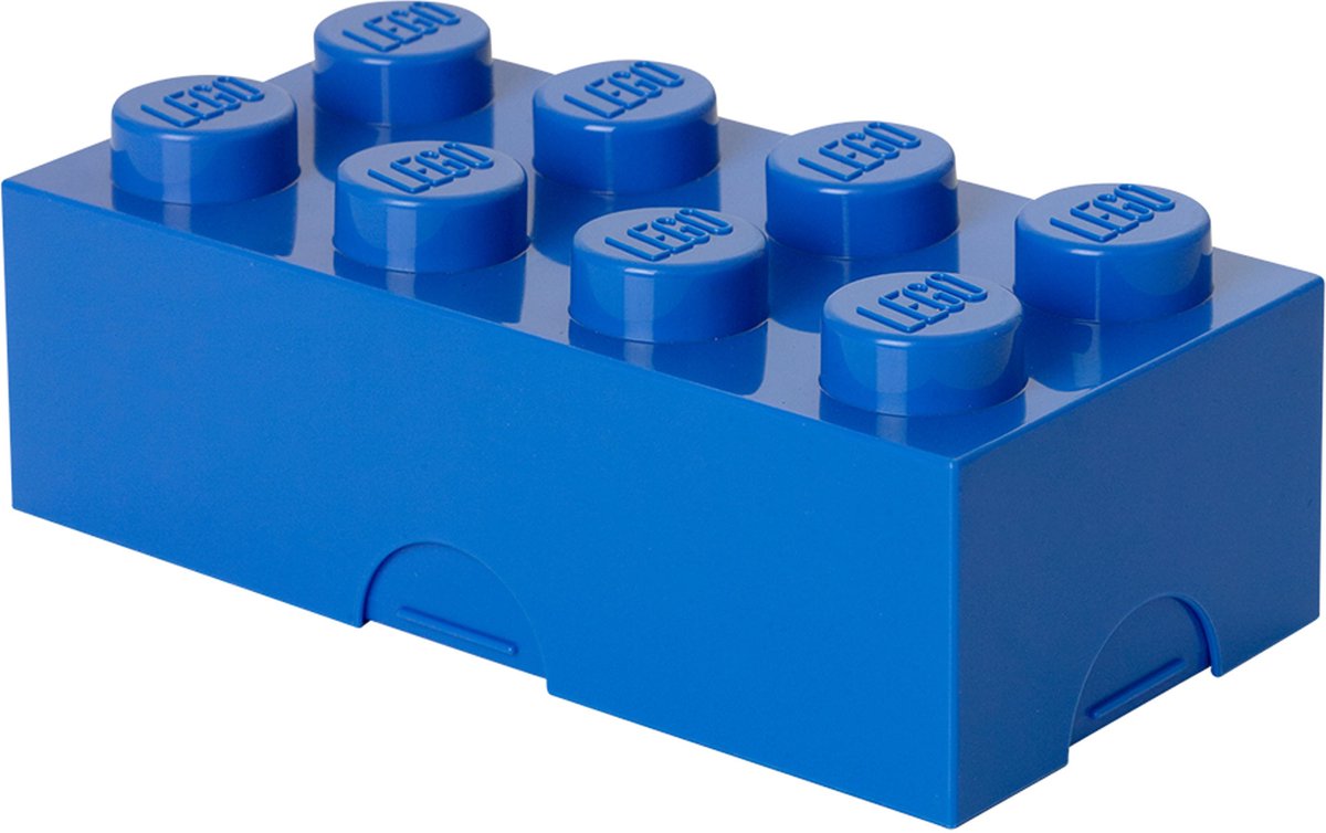 LEGO - lunchbox brick 8 - polypropyleen - blauw