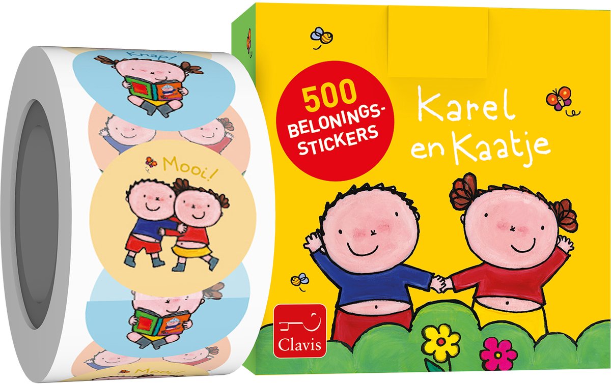 Clavis Karel en kaatje beloningsstickers. 3+