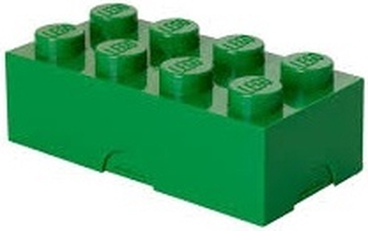 LEGO - lunchbox brick 8 - polypropyleen - groen
