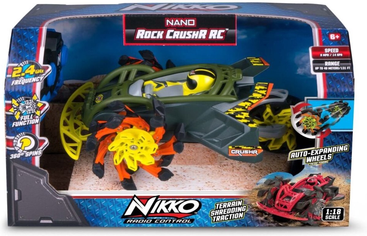 NIKKO rc rock crushr groen