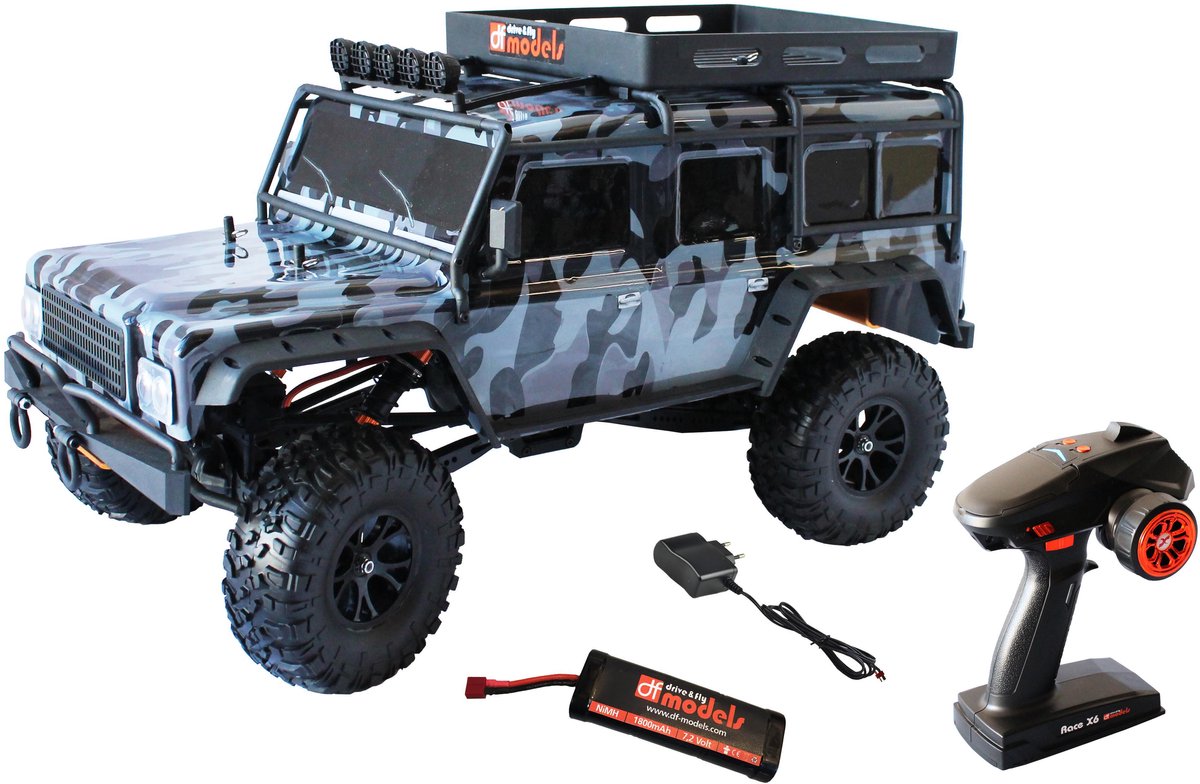 DF-Models Df-4j crawler camo 2-gang-led ready to run (rtr)