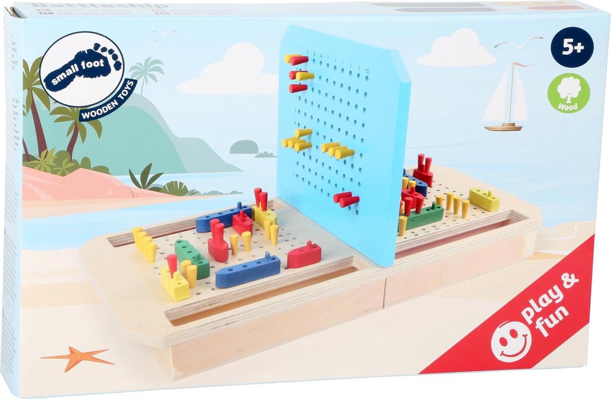 Small Foot - houten denkspel slagschip