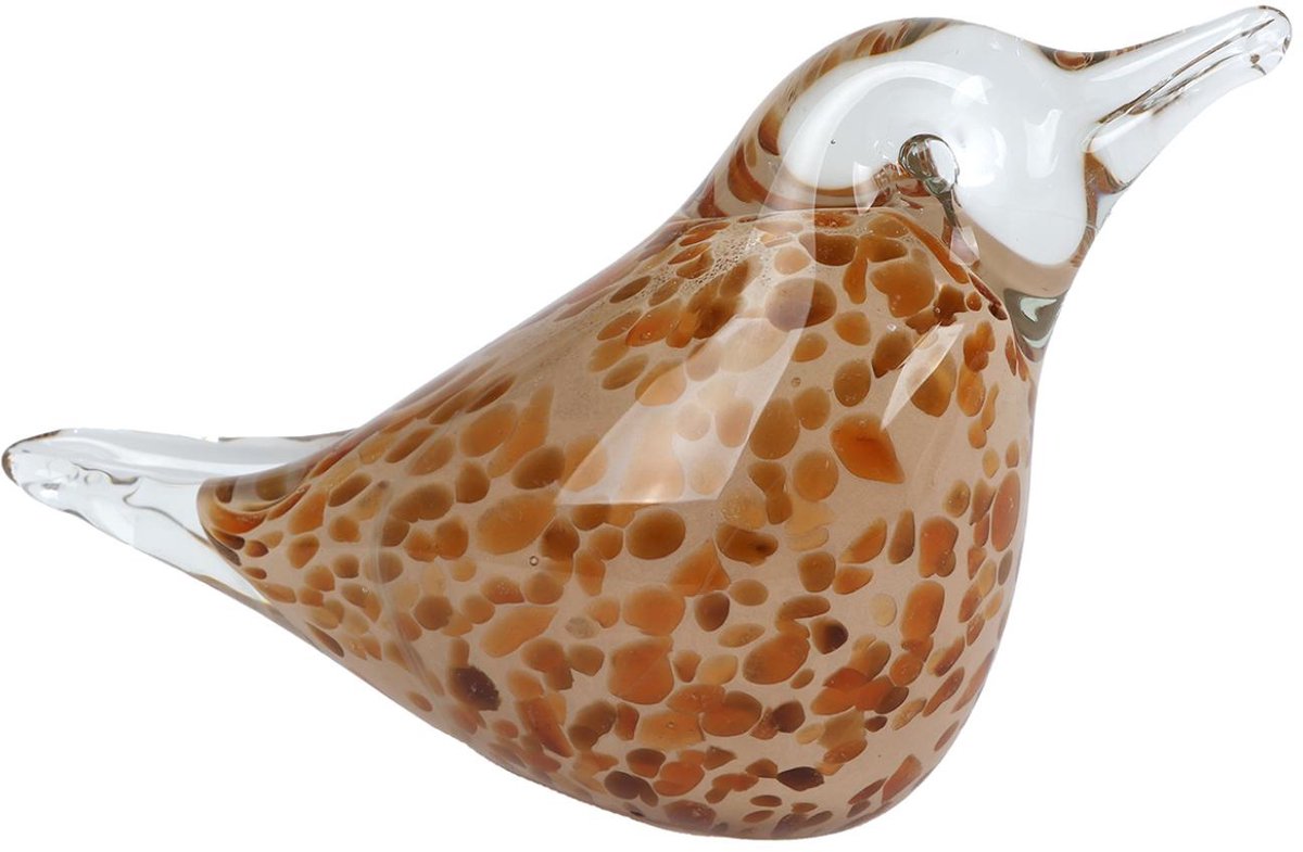 Ottosimon Sculptuur vogel decoratie glas multicolor 15x6x9,5 cm speelgoed.