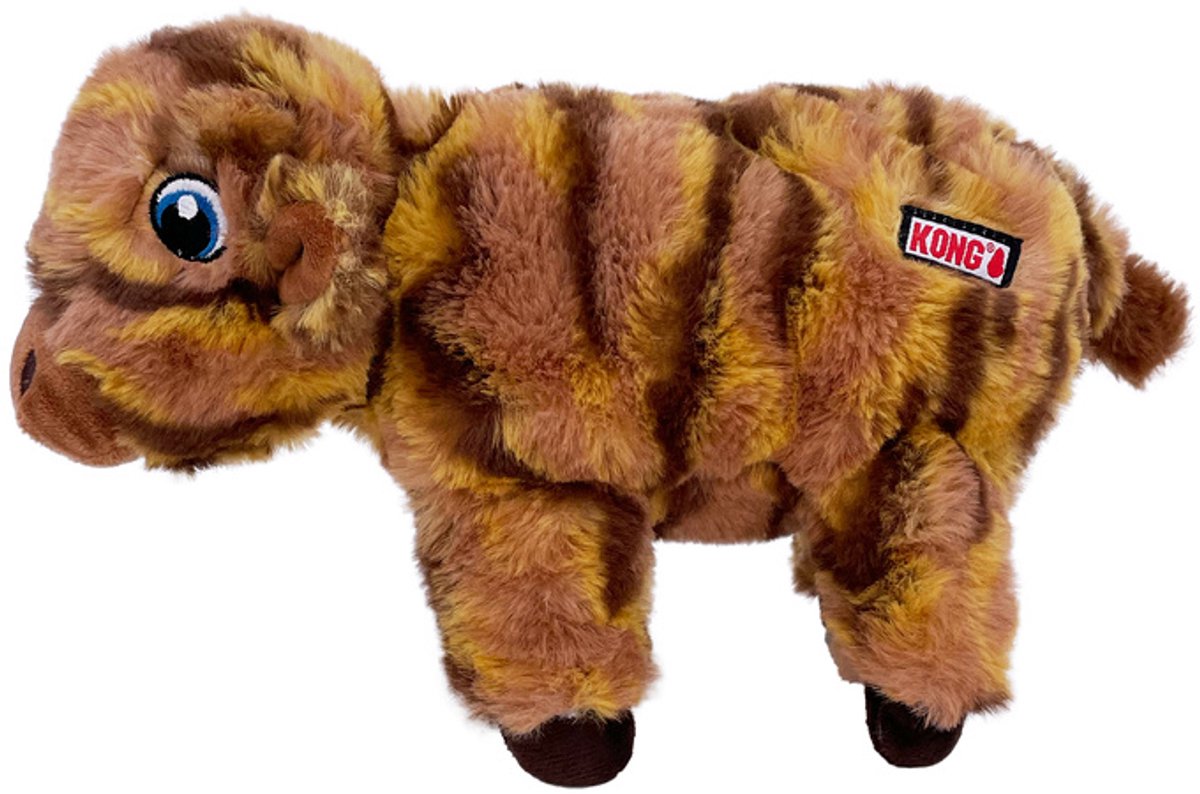 KONG hond low stuff stripes cow medium