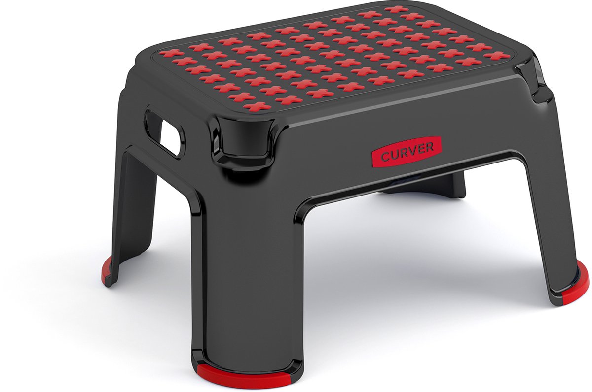 Curver opstapje premium - krukje - 36x43x24 cm - 150kg draaggewicht