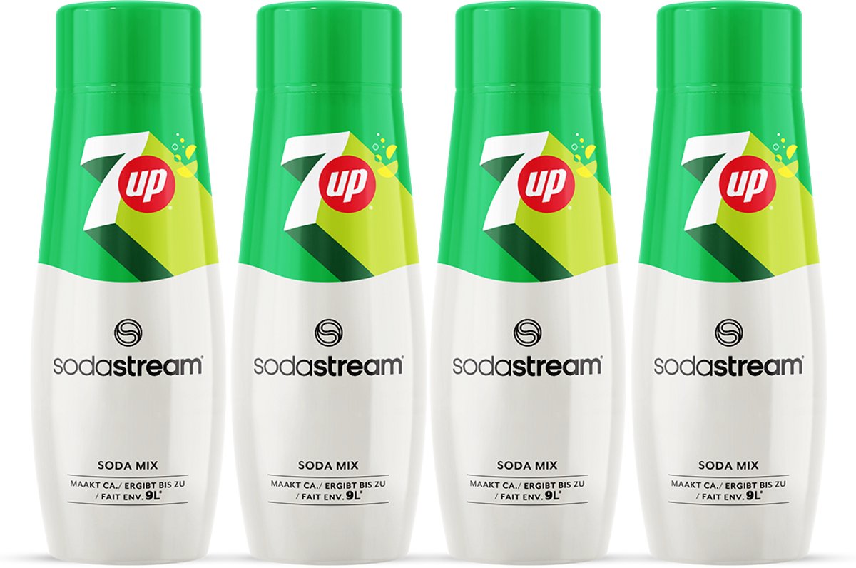 SodaStream siroop 7up 4-pack
