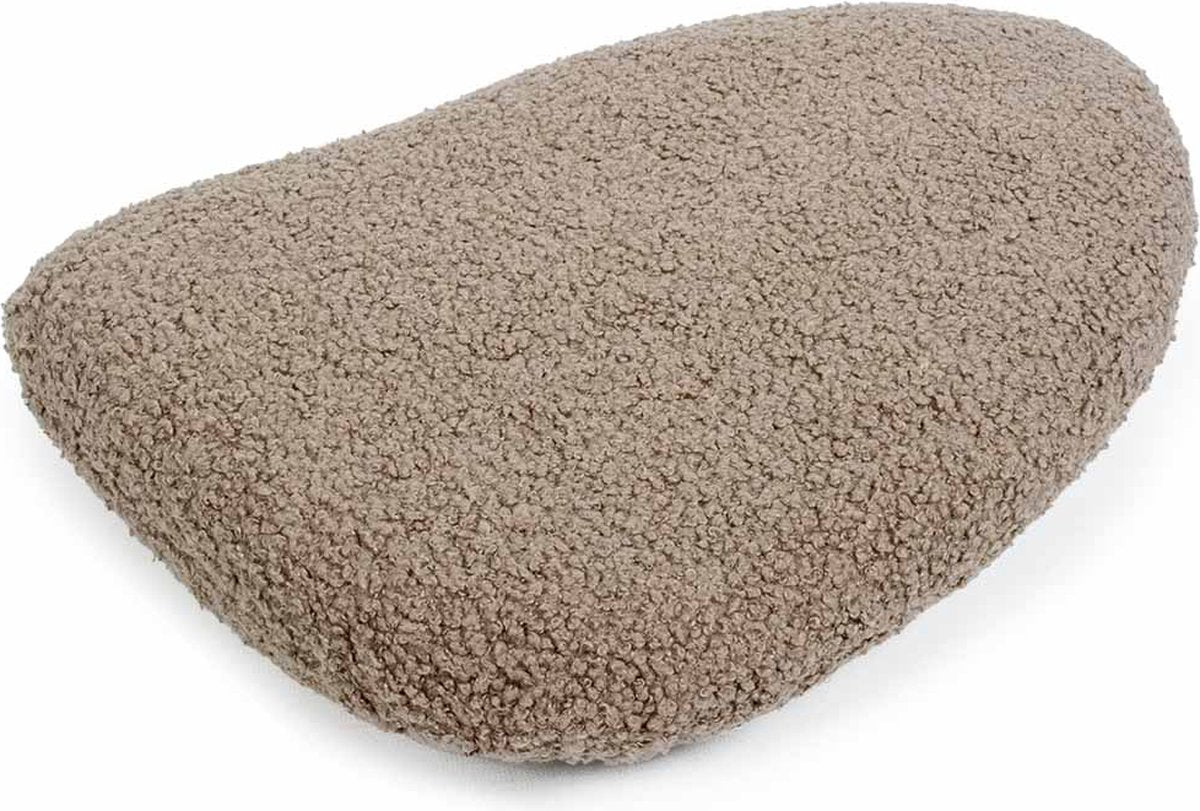 D D Home Pebble - hondenhoofdkussen 39x26x7,5cm taupe