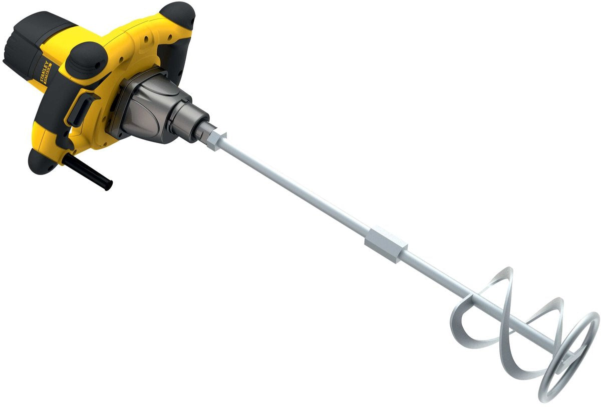 STANLEY fatmax 1600w mixer met 2 variabele snelheden en accessoires fme190-qs
