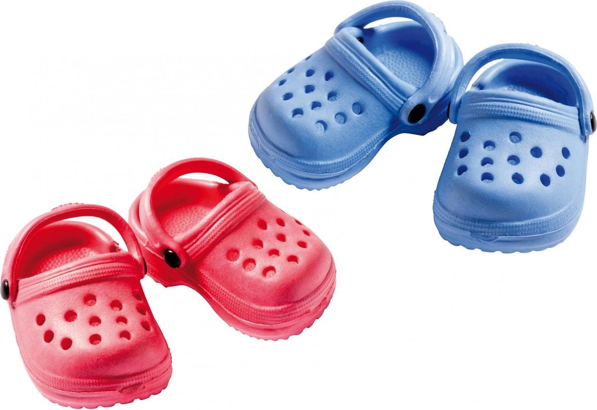 Heless Poppen klompen roze, 32-38 cm