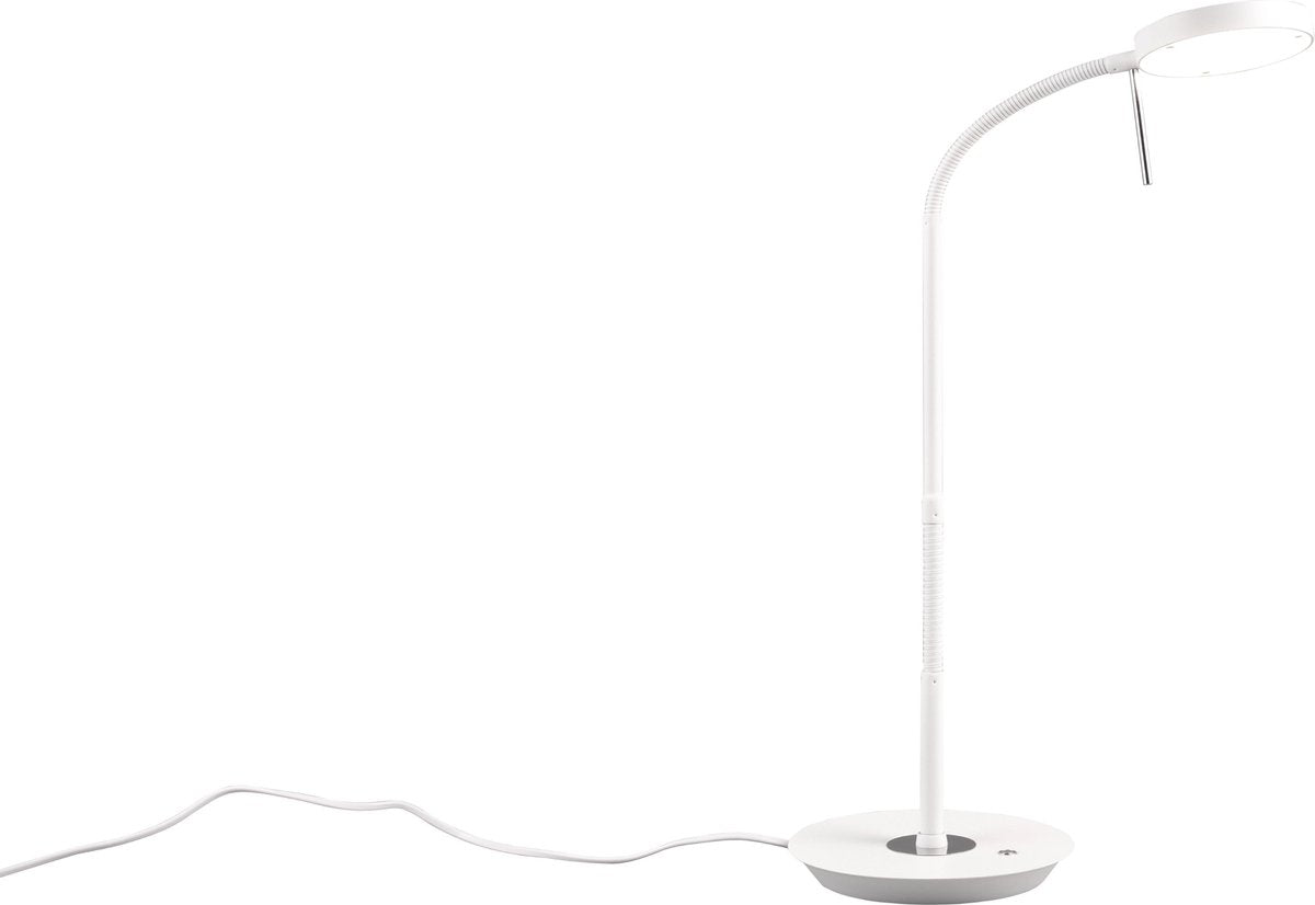 TRIO monza tafellamp - bureaulamp - wit mat - dimbaar en lichtkleur instelbaar