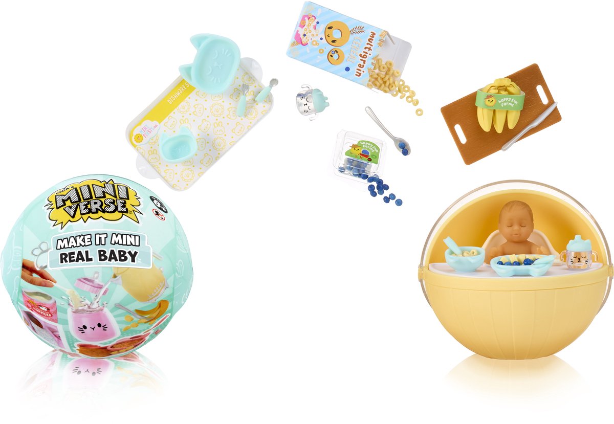 Miniverse ™ make it mini real baby™- knutselset - miniaturen maken