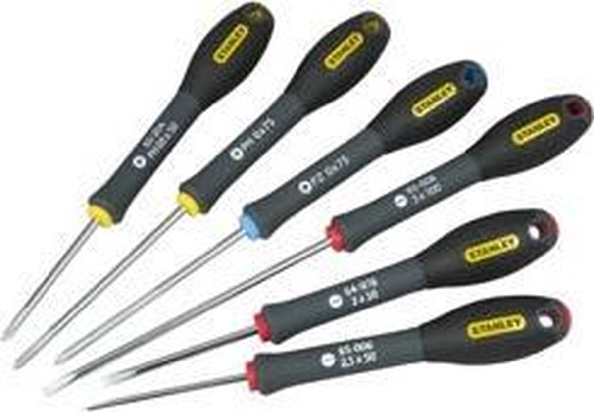 STANLEY fatmax precisie schroevendraaierset 6delig