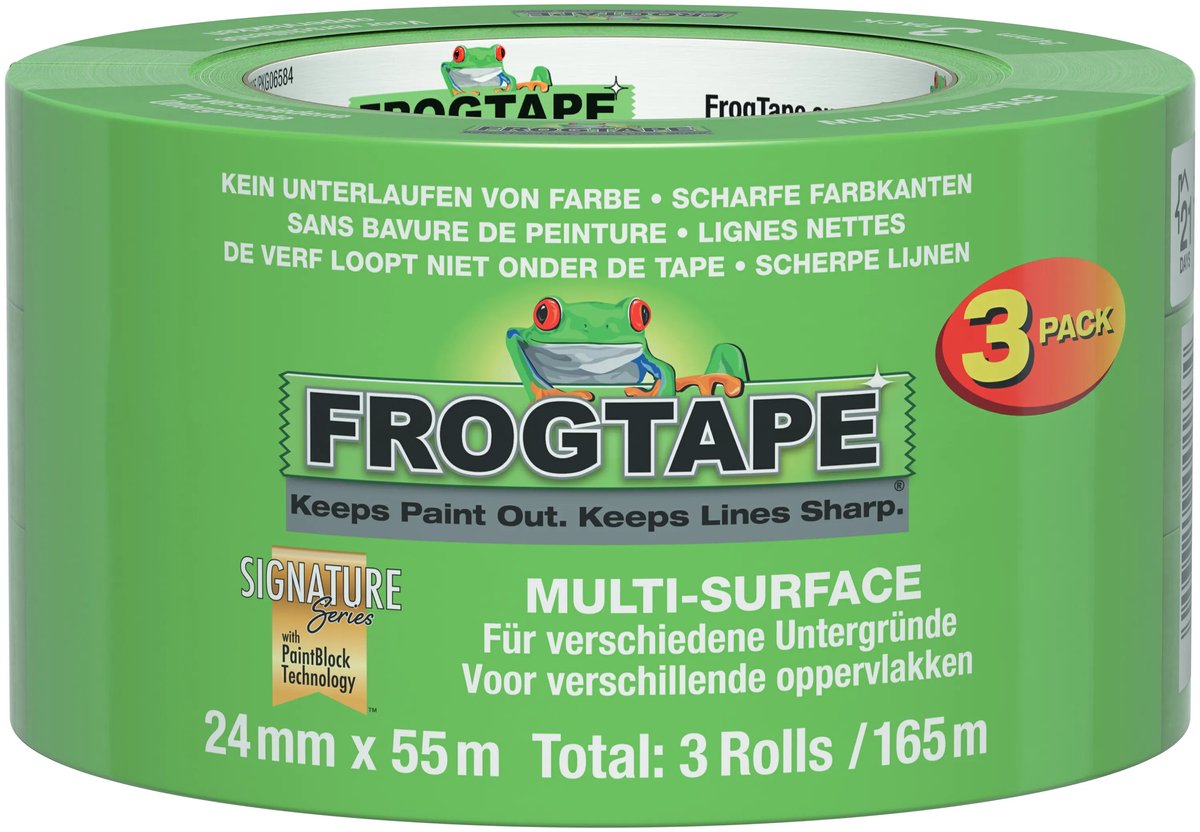 Kip Frogtape multi surface 24mm - 3 stuks