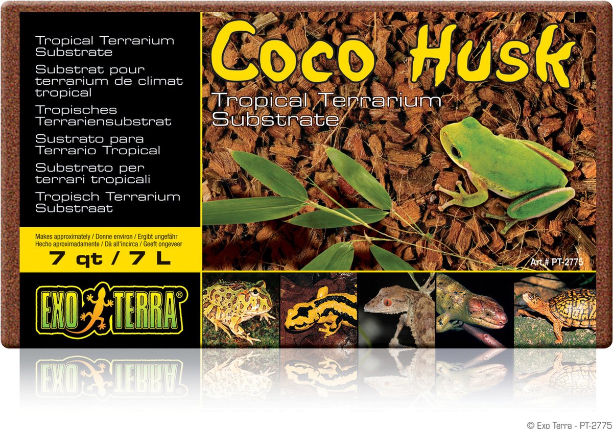 Exo Terra subtraat coco husk - voedingsbodem - 7 l
