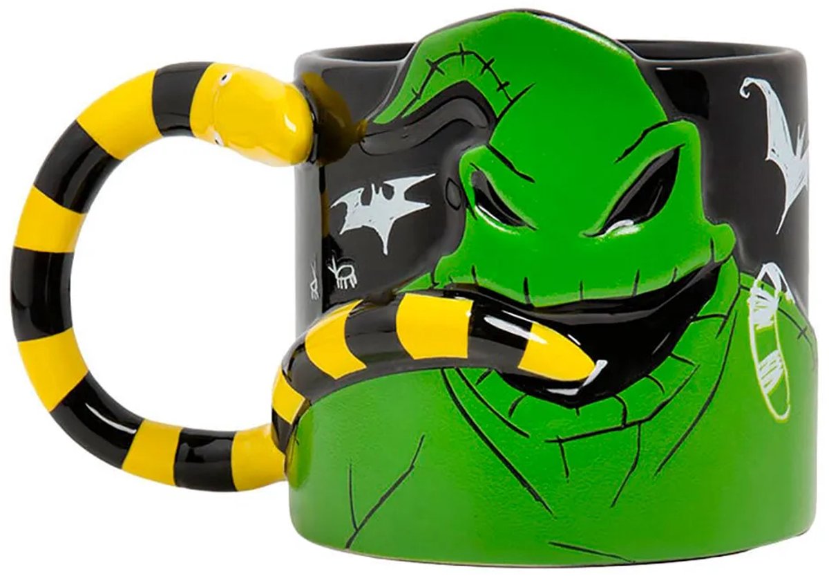 Paladone Products nightmare before christmas shaped mok beker oogie boogie glow in the dark cups mok bekers