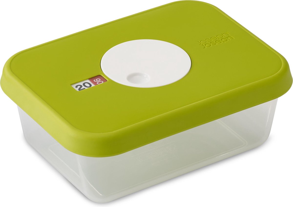 Joseph Joseph dial vershouddoos - datumaanduiding - 1l- groen