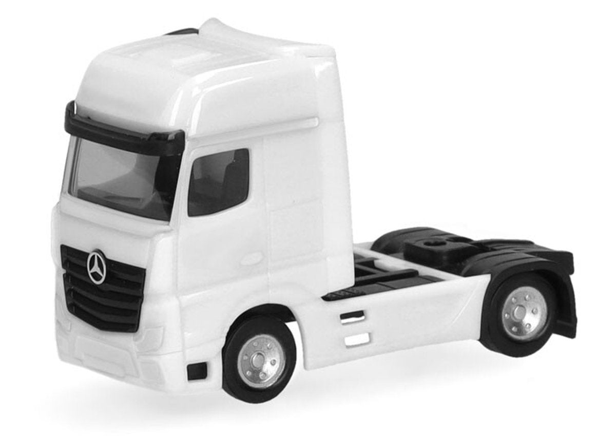 Herpa Mercedes benz actros giga 2a., wit (2 st.)