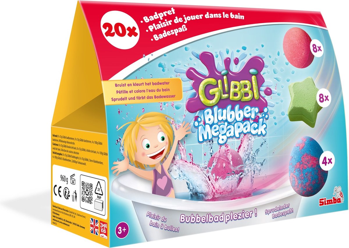 Simba Glibbi blubber mega pack - zimpli kids - badspeelgoed
