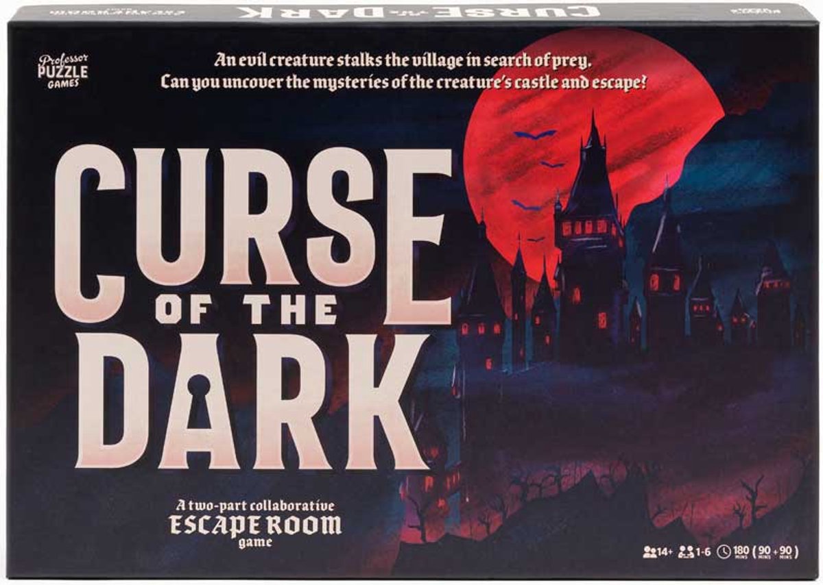 Professor Puzzle Curse of the dark - escape room spel (eng)